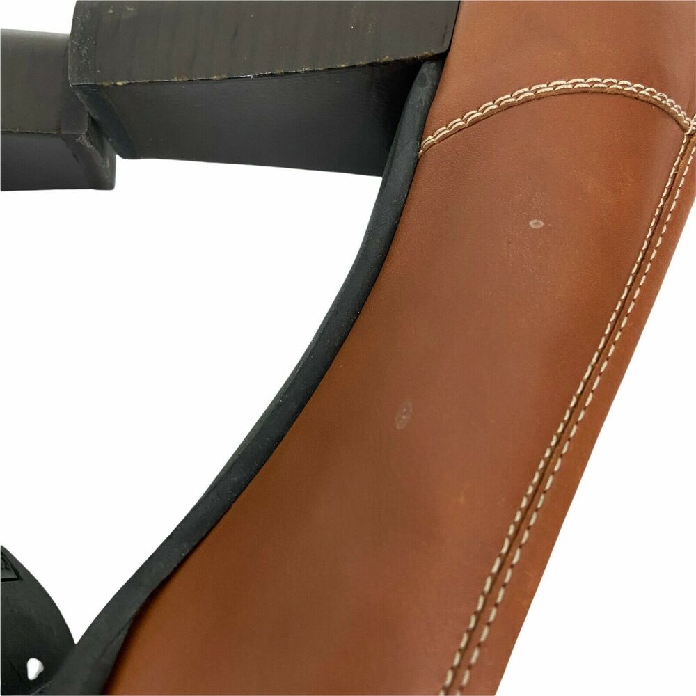 Coach Loafer Heels Women's Kassidy P310 Brown Leather Slip On Comfort size 10 B - Picture 9 of 12